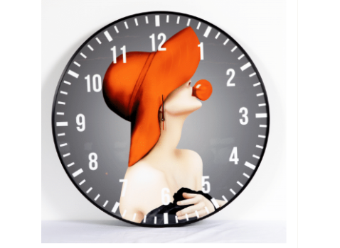 Картина-годинник -21 Gold, Діаметр 80см