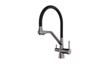 Змішувач для кухні BOLONIA 03 GUN METAL 