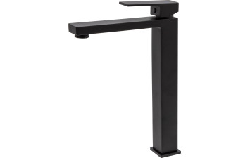 Змішувач для умивальника високий ITALY 02 BLACK MATTE 