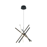 MAR2023521P5-BK LED Підвісний світильник Φ580x1200mm Чорний