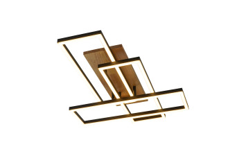 MAR2024099C LED Подпотолочный сот 520x690x120mm Черный-Дерево