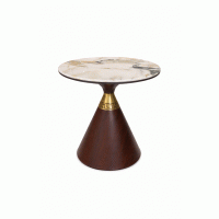 Маленький столик Allison 45*54 Дерев'яно зернистий к-кт(1-2) EUROHOME