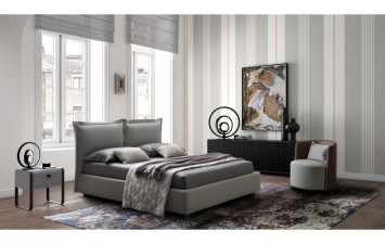 CATLIN ліжко W/FLOOR FRAME+BASE DIMS 160x200 (тк. CROSS 31) Sueño (Sueno)