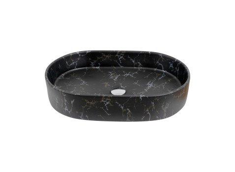 Умывальник Venus Dark Oval Marble Cabo