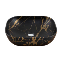 Умивальник Venus Dark Curve Marble Cabo