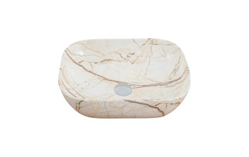 Умивальник Calypso Marble Beige Gloss Cabo 