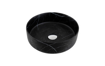Умивальник Venus Dark Round Marble Cabo