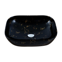 Умивальник Venus Dark Gold Curve Marble Cabo