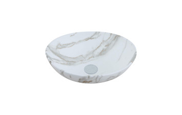 Умивальник Venus Light Round Marble Cabo