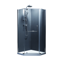 Душова кабіна Devit Comfort FEN0123 90х90 см профіль хром/прозоре скло