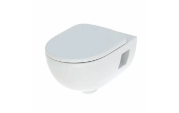 SELNOVA унітаз підвісний 53см, воронкоподібний, Rimfree Geberit