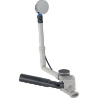 Сифон, з повор. ручкою та кришкою зливного отвору, d52,довжина 26см, хром GEBERIT