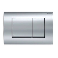 DELTA30 змивна клавіша, пластик, хром глянц. Geberit