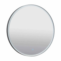 Дзеркало "Lorenzo" black D-100 sensor з підсвіткою