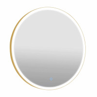 Дзеркало "Lorenzo" gold D-70 sensor з підсвіткою