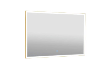 Дзеркало "Luce" gold 100x70 sensor з підсвіткою