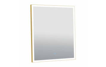 Дзеркало "Luce" gold 60x70 sensor з підсвіткою