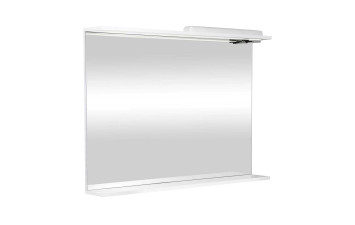 Дзеркало "Uno" (білий глянець) 100 см з підсвітлювачем