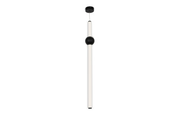 Люстра LED 18W 900 мм Железо, стекло Черный Astro