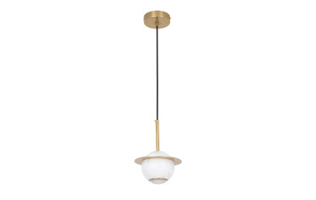 Люстра LED5W 160*230 мм Железо, мрамор Золотой, белый Astro