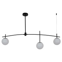 Люстра E27*3 880*240 мм Залізо, скло Чорний Astro