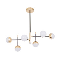 Люстра LED 800*320 мм Залізо, акрил Золотий, чорний Astro