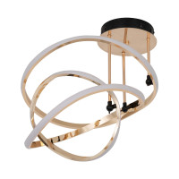 Люстра LED60W 830*230 мм Алюміній, силікагель Золотий, чорний Astro