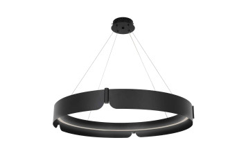 Люстра LED50W 800 мм Железо, акрил Черный Astro