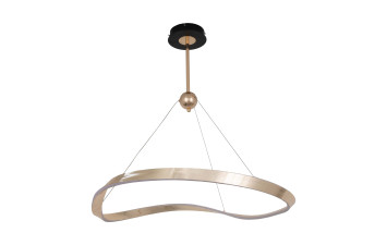 Люстра LED48W 800*90 мм Алюминий, силикагель Медно-золотой Astro