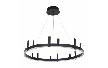 Люстра LED24W 600*100 мм Железо, алюминий, акрил Черный Astro