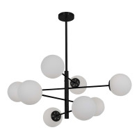 Люстра G9 EPCH 058 960х800х500 мм Метал, скло Чорний Astro