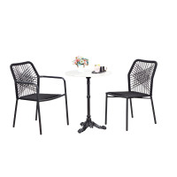 Стілець алюміній,  мотузка AS1184 56х60х85 DEKA