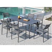 Стіл алюміній, порошкове покриття AC1571 160х90х75 DEKA