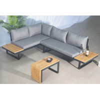 Набір садових меблів з боковими столиками AC1587 175х77х68, 70х35х40 DEKA