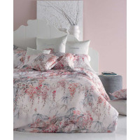 Комплект постільної білизни 240х220 Glicine (Рожевий пудра)
