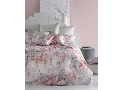 Комплект постільної білизни 220х200 Glicine (Кораловий) Blumarine