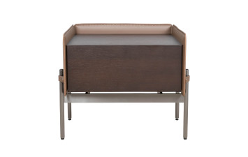 Тумба з анілінової шкіри 55*47*45 MaReli