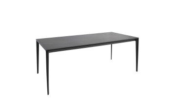 Стол TERA 180*90*74 Черный+песочно черный, матовое покр.(CN010) к-кт(1-3)