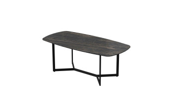 Стіл журнальний Tempo 120x60x45 Namibia black Rodos (9mm)