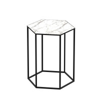 Журнальний стіл 40х35х45 Тур Erdek blanco (9 мм) Rodos