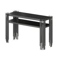 Консольний стіл CT027 Чорний титан нержав. сталь, скло Sogni