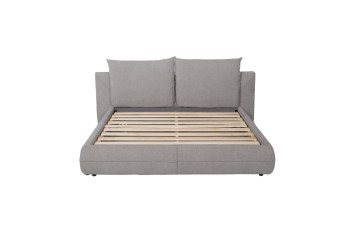 Ліжко B-0055A Queen 210х240х104 Сірий Stella