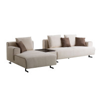 Диван S-0075A 357,5х170х78 Правий шезлонг Кремовий Stella