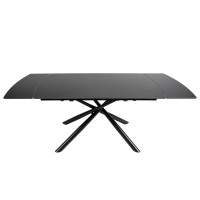 Обідній стіл OKT-2361 1400(2000)*900*760 Чорний мат Hestia