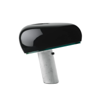 SNOOPY TOUCH настільна лампа EU чорна (основа біла, чорний відбивач) FLOS