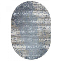 Килим VALS W2769 2х2,9 Cokme/ Blue Овал КЛАСТ