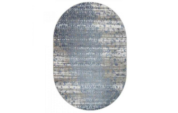 Килим VALS W2769 2х2,9 Cokme/ Blue Овал КЛАСТ