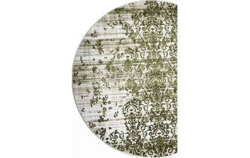 Килим VALS W2769 2,5х2,5 Ivory/ green Круг КЛАСТ