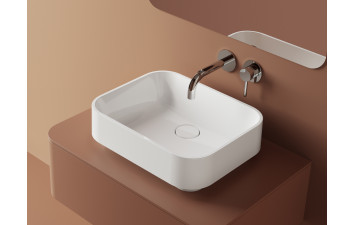 Умивальник 0532 C 500 C прямокутна, біла Marmite