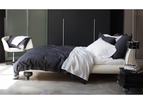 Комплект постільної білизни (Підковдра 220х240, прост. 270х290, 4 нав. 50х70) Charcoal Camilla Signoria